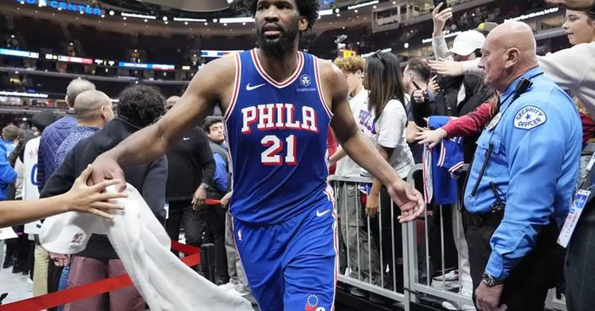76ers expect injury-riddled center Joel Embiid to return from knee surgery in time for training camp