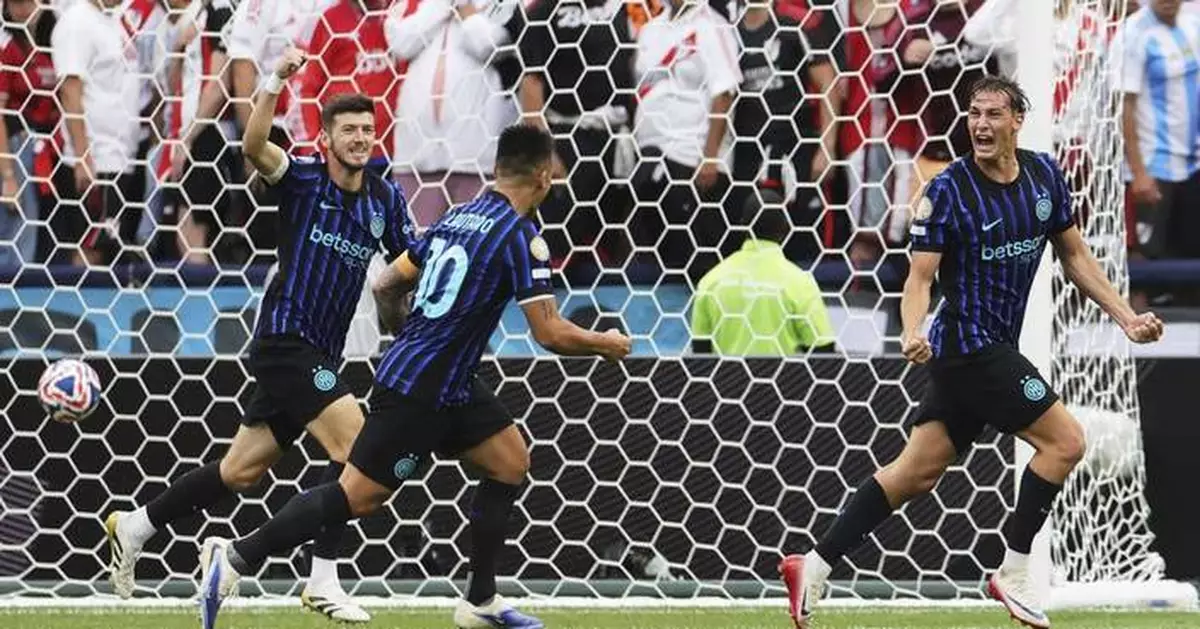 Inter Milan advances at Club World Cup with 2-0 win over River Plate