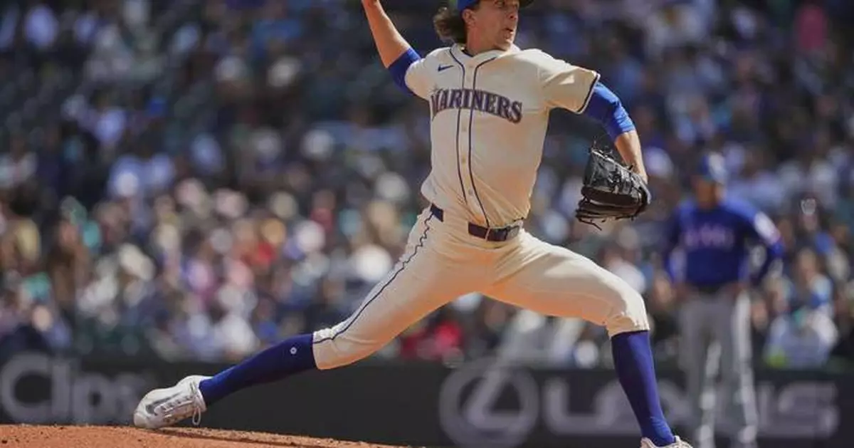 Mariners right-hander Logan Gilbert will start Monday against Red Sox