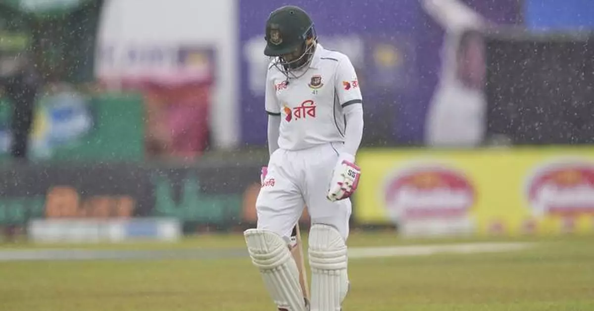 Bangladesh plays it safe and settles for draw with Sri Lanka in rain-affected 1st test