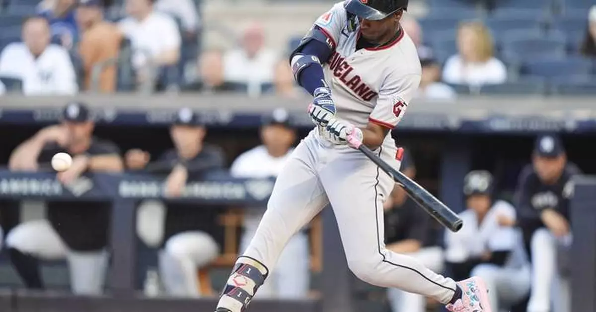 Guardians score 3 in 1st inning to back Ortiz in 4-0 win at Yankee Stadium