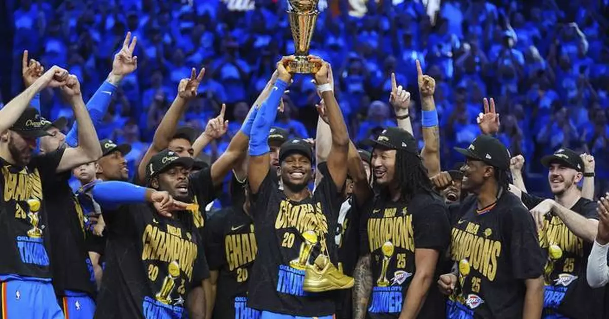 Oklahoma City Thunder fans celebrate NBA title with a parade after years of heartbreak