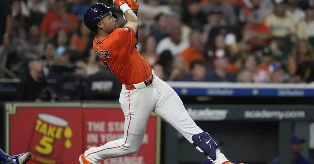 Smith and Diaz hit 3-run homers as Astros beat Cubs 7-4, extend win streak to 5 games
