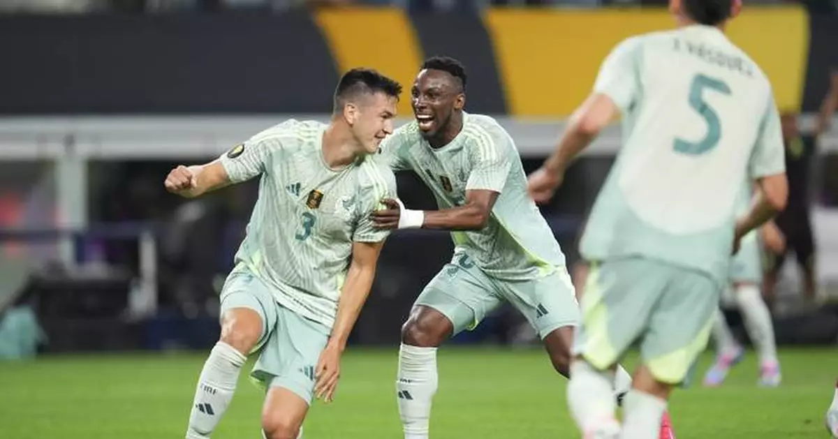 Cesar Montes scores twice, Mexico beats Suriname 2-0 to reach Gold Cup knockout round