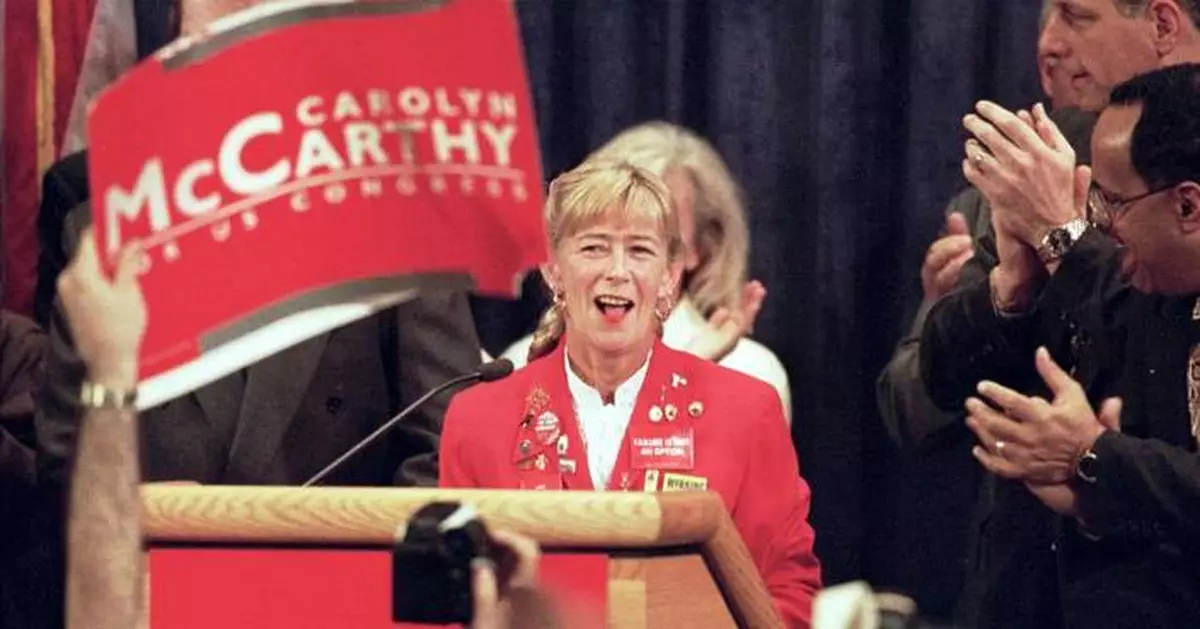 Gun control crusader and former US Rep. Carolyn McCarthy dead at 81