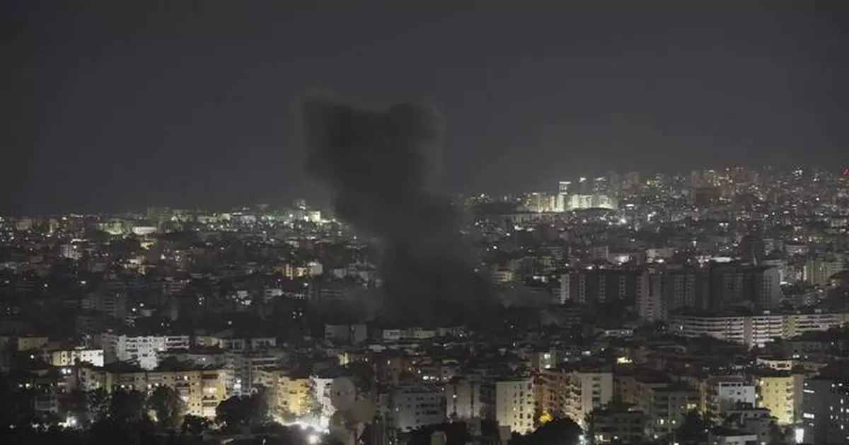 Israel strikes Beirut's suburbs to target what it says is Hezbollah drone production