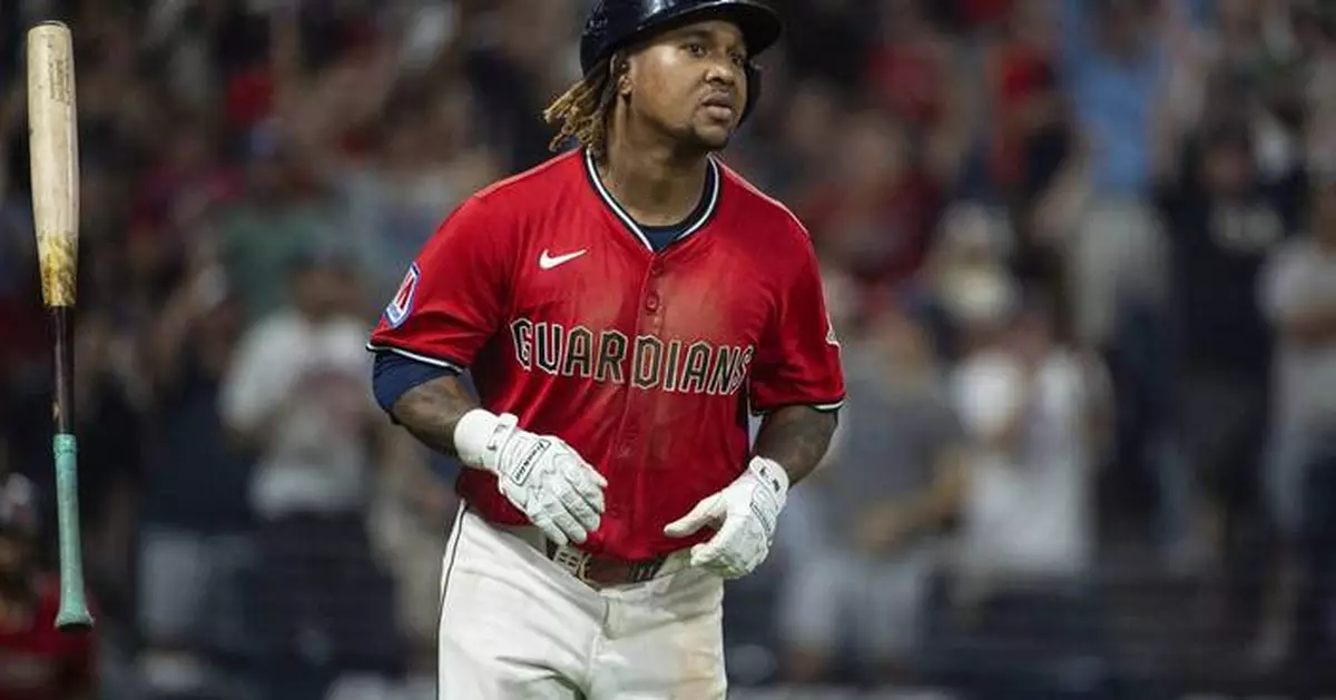 Guardians' José Ramírez sidelined with bruised forearm after being hit by pitch