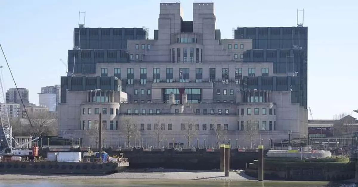 Britain's MI6 spy agency gets its first female chief