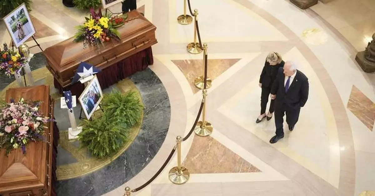 Biden, Harris and Walz attend funeral for former Minnesota House Speaker Melissa Hortman