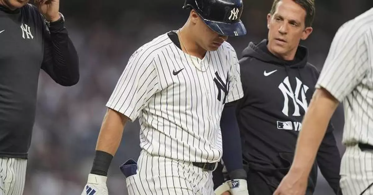 Volpe homers and then forced from game when hit by pitch as Yankees beat Red Sox 9-6