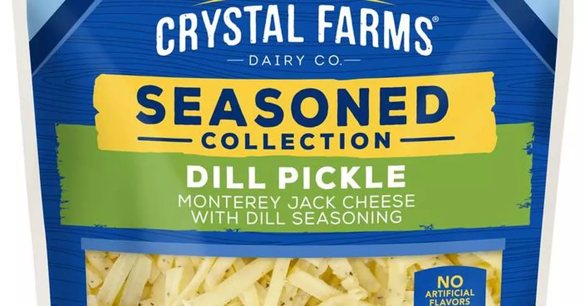 Crystal Farms Brings the Zing With Limited-Time Dill Pickle Shredded Cheese