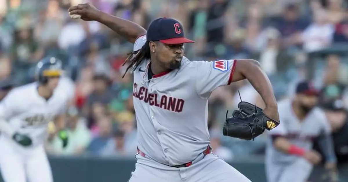 Ortiz pitches Guardians to 4-2 win over Athletics