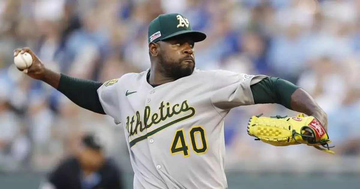 Athletics end 14-game road losing streak, beat Royals 6-4