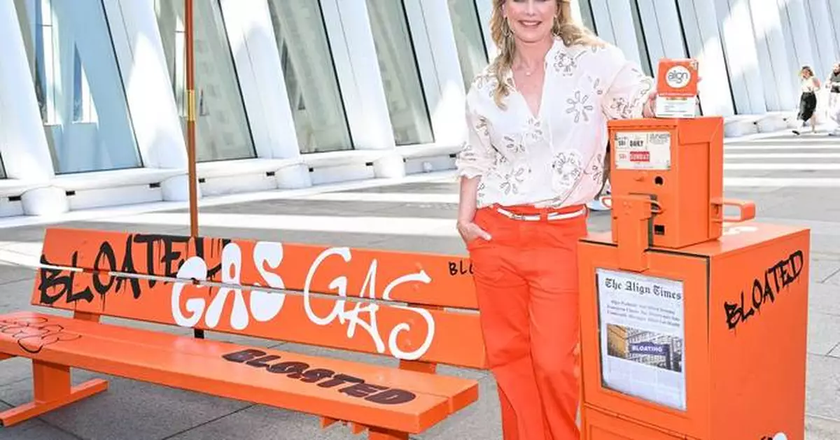 Align Probiotic and Alison Sweeney Transform Classic NYC Streetscapes Into Unmissable Messages About Gut Health