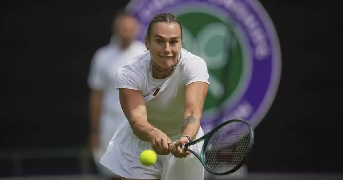 Sabalenka's Wimbledon foe is Carson Branstine, a qualifier from California, Canada and Texas A&amp;M