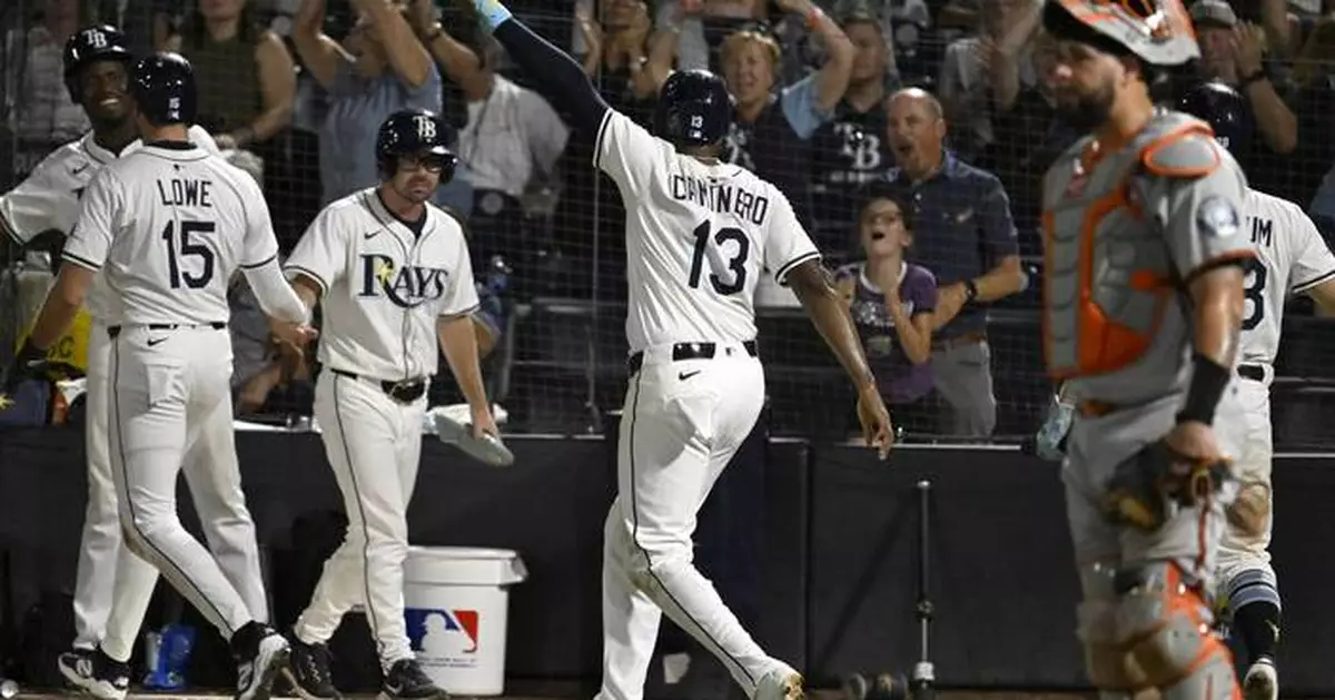Rays overcome 8-run deficit to beat Orioles 12-8 in the biggest comeback in the majors this season