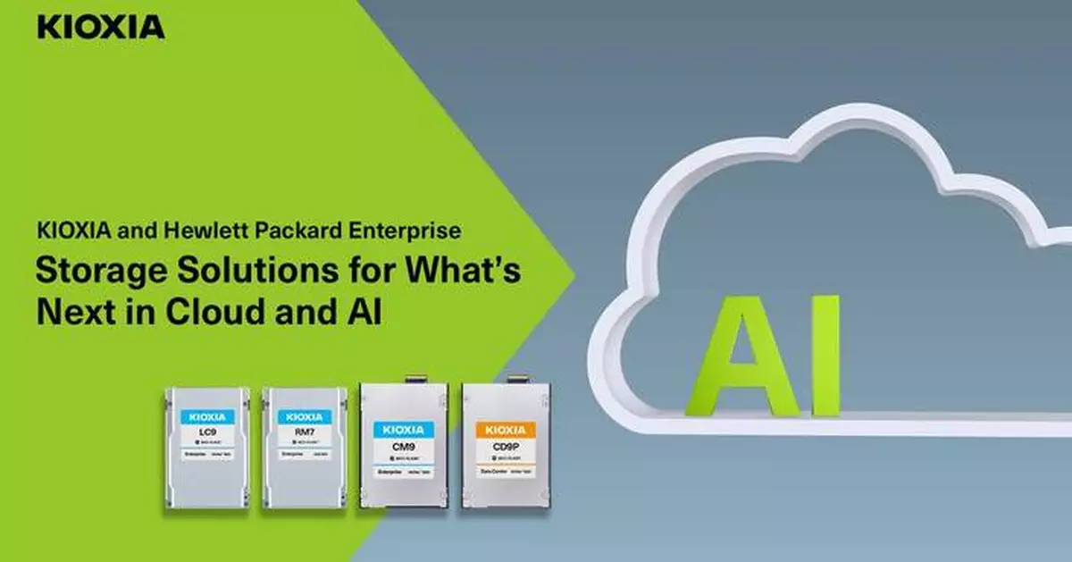 KIOXIA Highlights Flash Storage Solutions for What’s Next in Cloud, AI, and Beyond at HPE Discover Las Vegas 2025