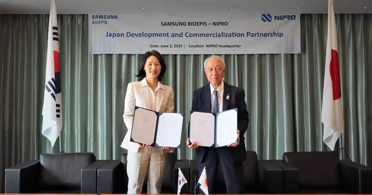 Samsung Bioepis Enters into a Strategic Partnership with NIPRO for Commercialization of Multiple Biosimilars in Japan