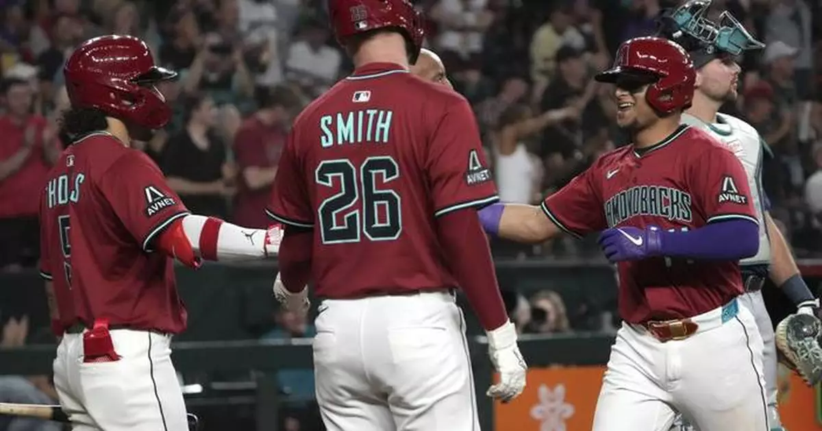 Gabriel Moreno's 3-run homer leads the Diamondbacks in 10-3 win over the Mariners