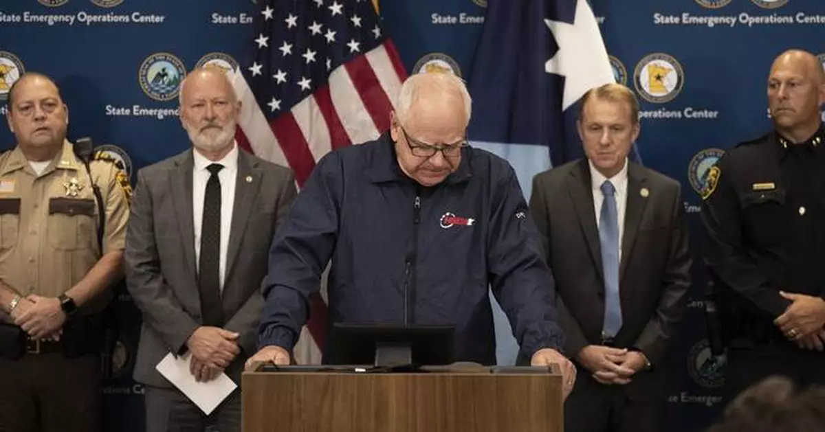 Photos show arrest of suspect in the shooting of lawmakers in Minnesota following a huge search