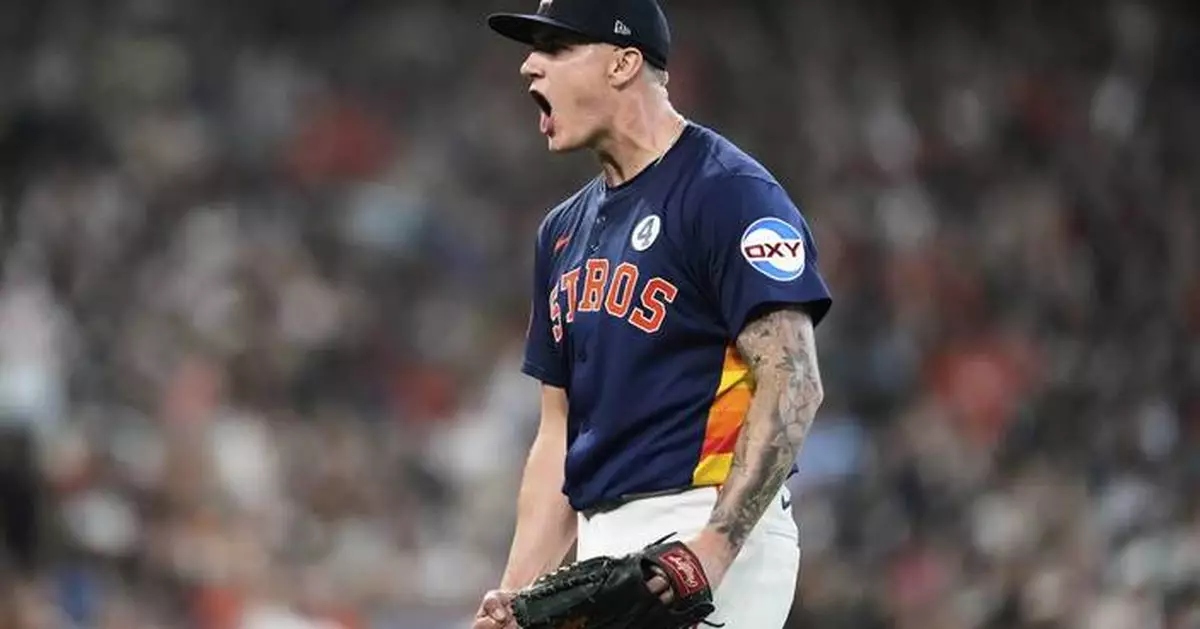 Hunter Brown first to 8 wins after allowing 1 hit in 6 innings as Astros beat Rays 1-0