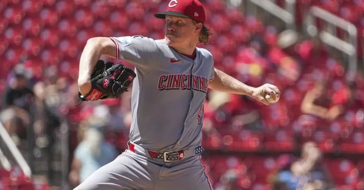 Abbott throws 7 strong innings, lifts Reds to 4-1 win over the Cardinals