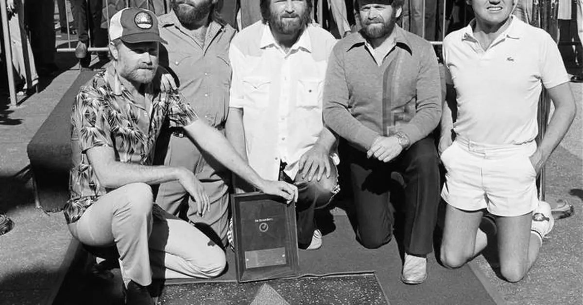 AP PHOTOS: Beach Boys legend Brian Wilson's life in photos