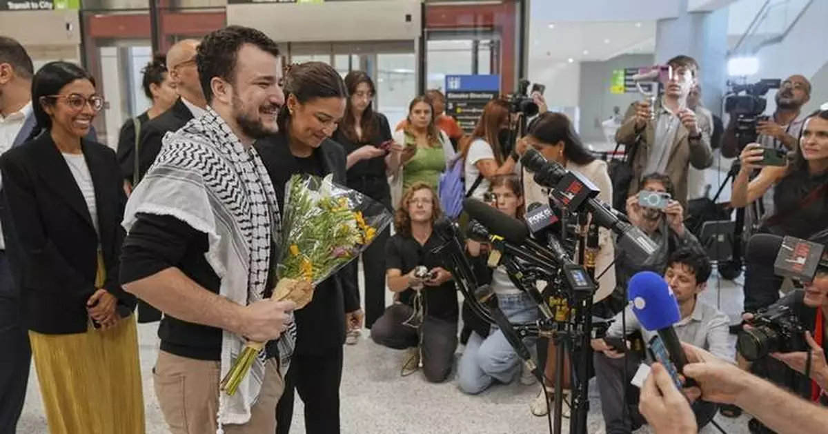 Mahmoud Khalil vows to continue protesting Israel and the war in Gaza after release from detention