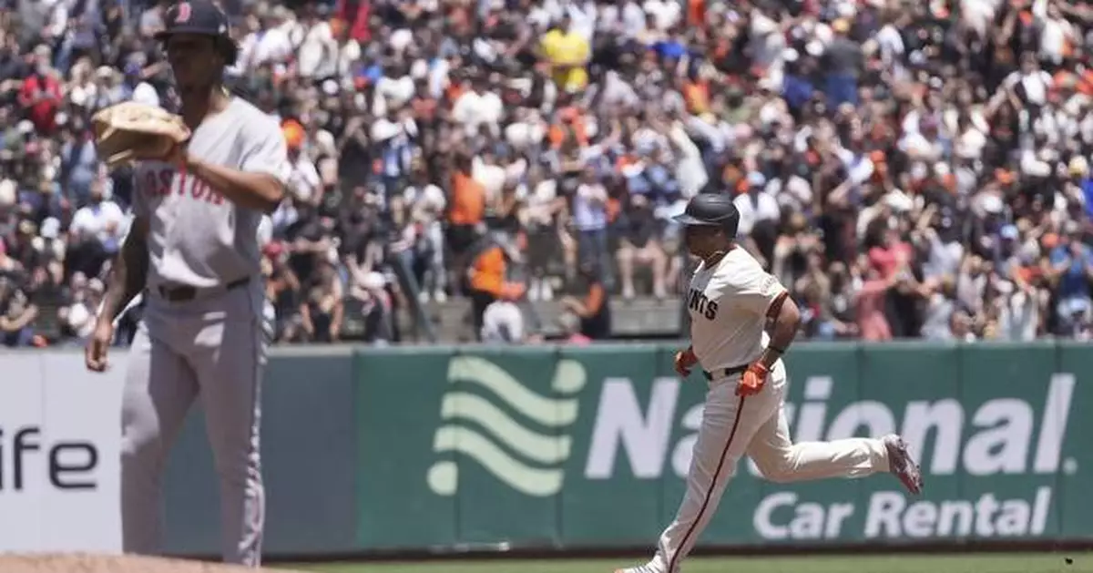 Devers homers against his former team to key 3-2 win for the Giants against the Red Sox