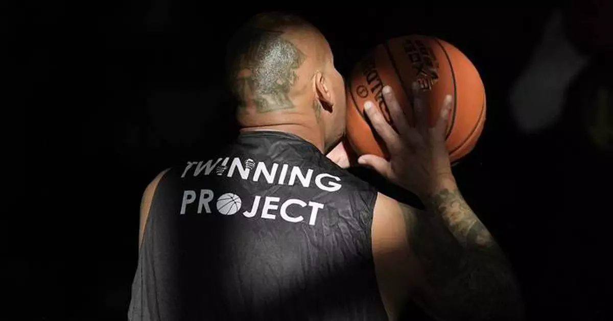 Photos showing how a basketball coaching program has provided self confidence for incarcerated men