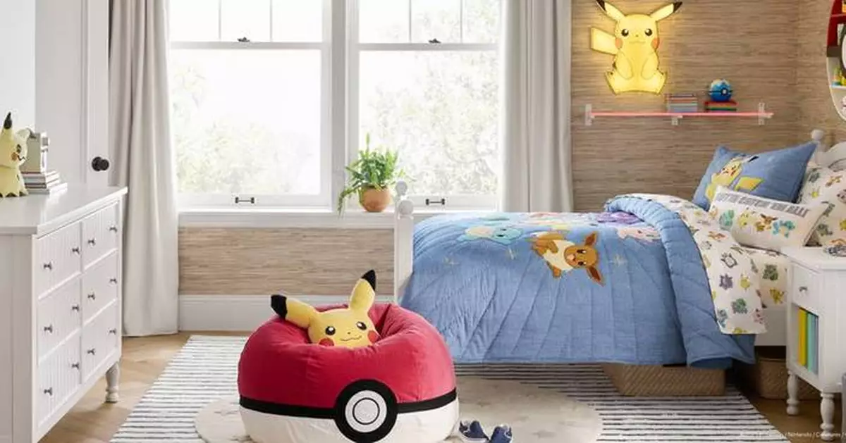 POTTERY BARN KIDS LAUNCHES DEBUT COLLABORATION WITH GLOBALLY BELOVED ENTERTAINMENT BRAND POKÉMON