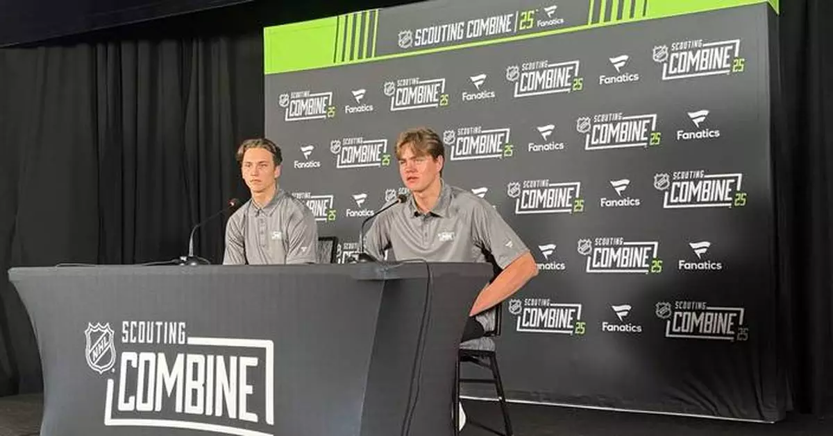 Victor Eklund's persistence won out, as he and Swedish teammate Anton Frondell enter NHL draft