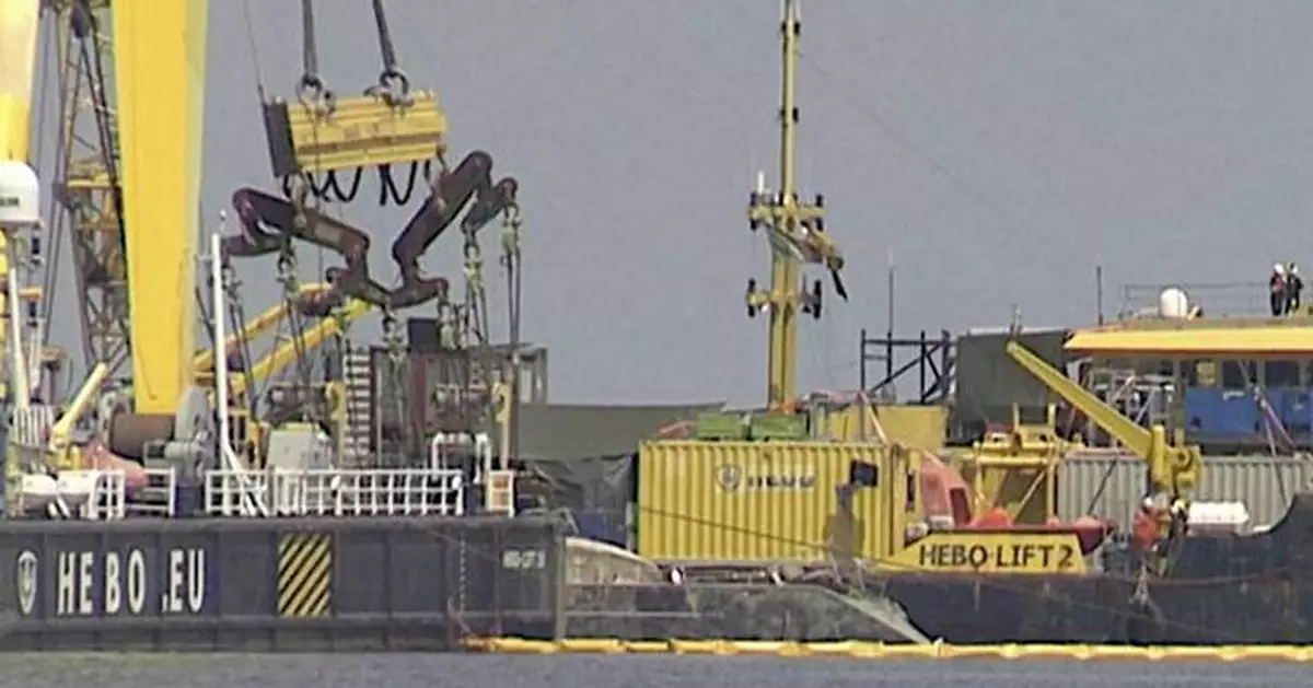 Superyacht raised from seabed 10 months after sinking off Sicily with loss of 7 lives