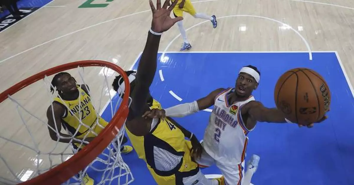 Gilgeous-Alexander supports Williams with 31 points, 10 assists to put Thunder 1 win from NBA title