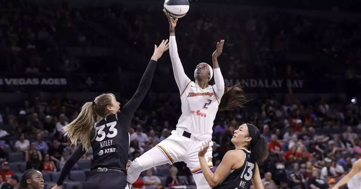 Satou Sabally's 22 points lead Phoenix Mercury past Las Vegas Aces 76-70