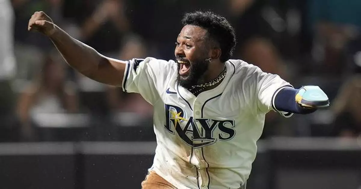 Rays score 3 in 9th inning to rally for 4-3 win over Rangers