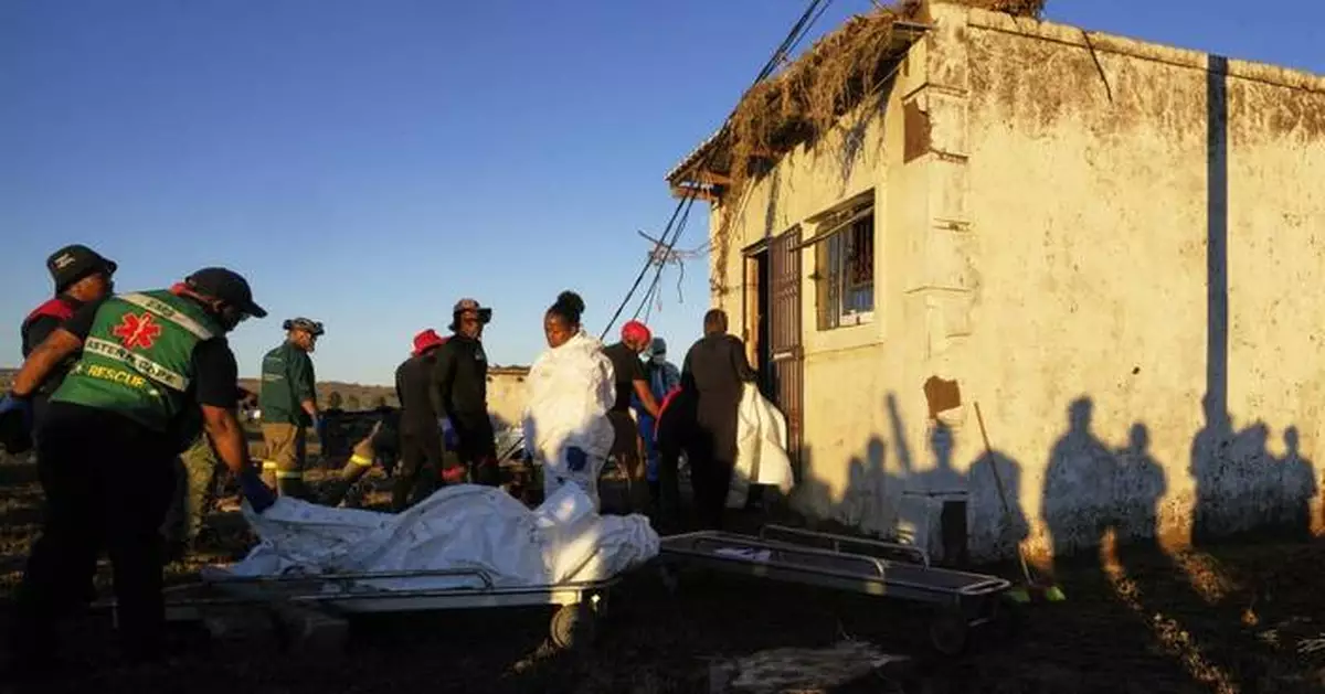 South Africa's president visits flood sites with death toll at 78 and expected to climb