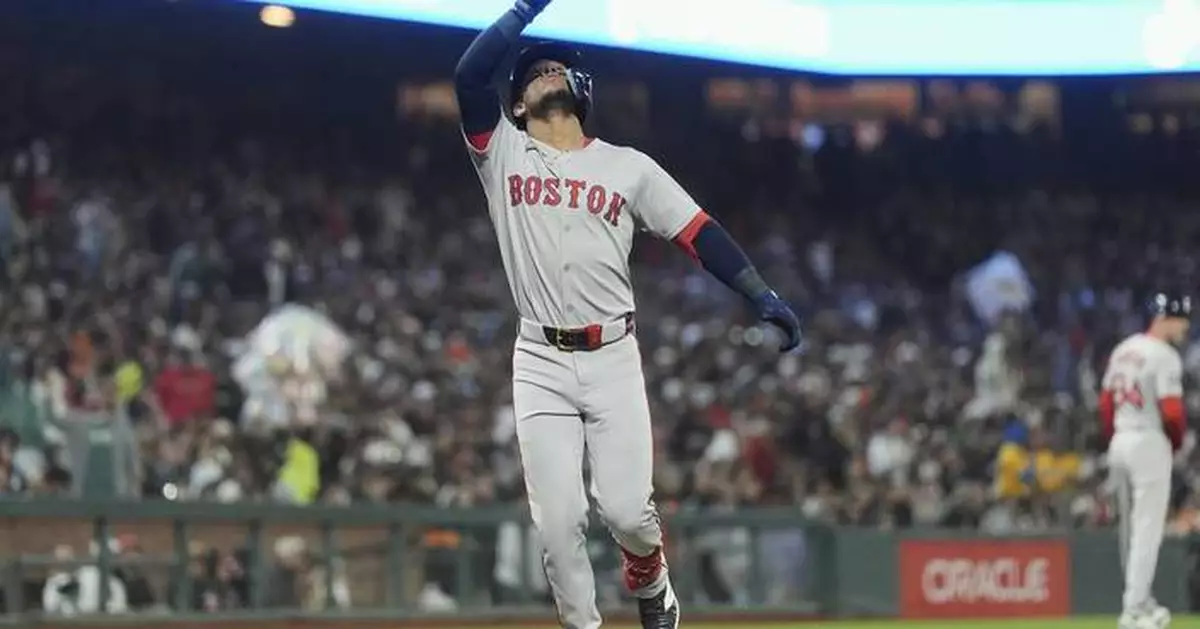 Rafaela hits a tiebreaking homer and Red Sox keep Devers hitless in a 7-5 win over the Giants