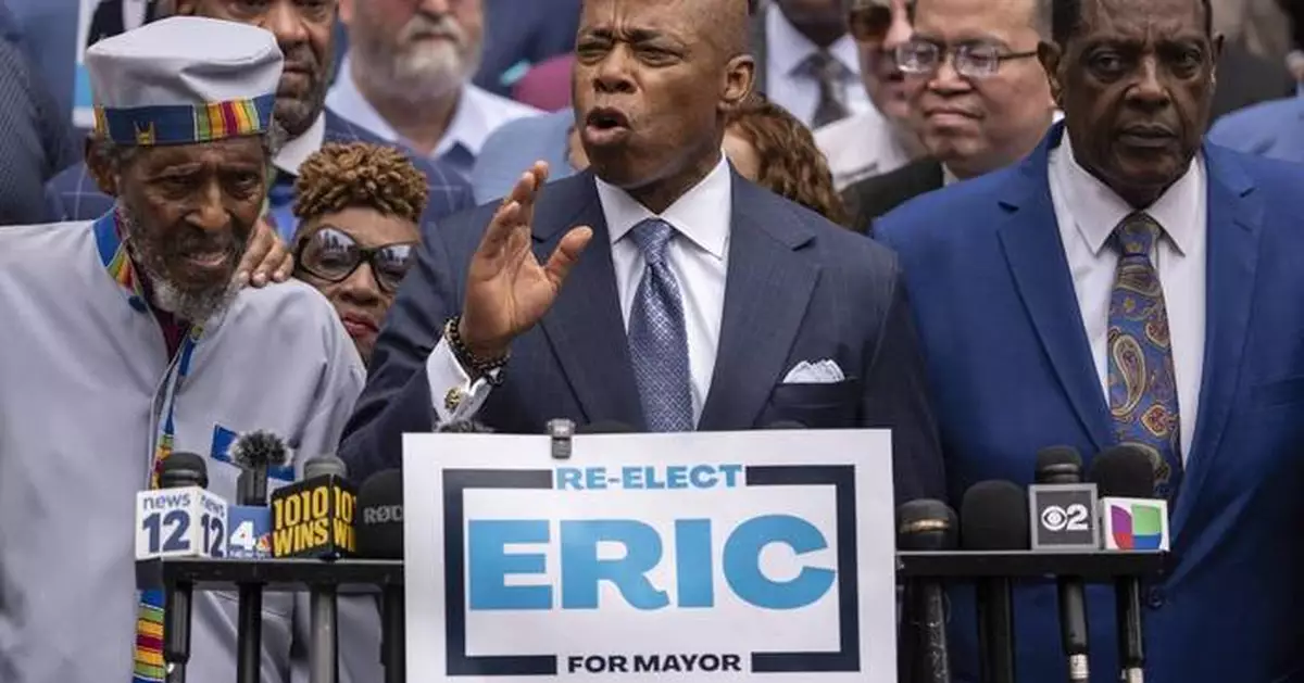 NYC Mayor Eric Adams kicks off reelection bid and casts Zohran Mamdani as having a 'silver spoon'