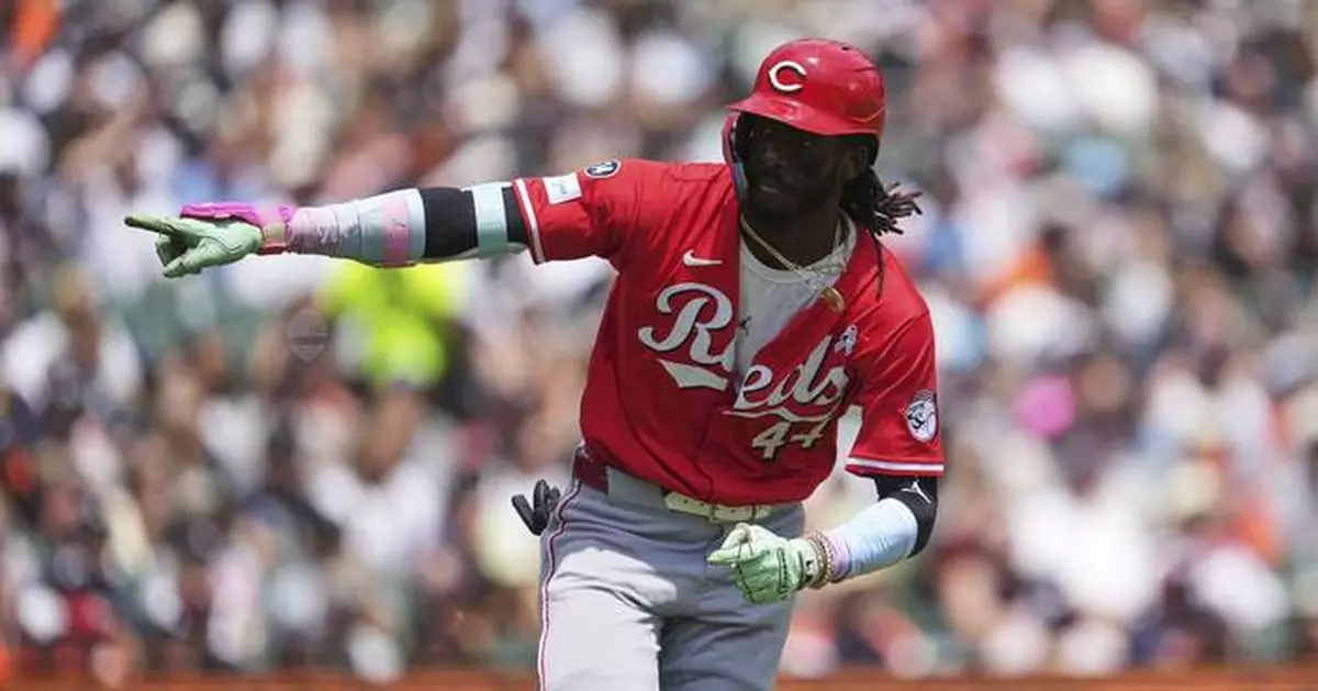Elly De La Cruz has 3 RBIs, scores 3 runs as Reds rally to beat Tigers 8-4