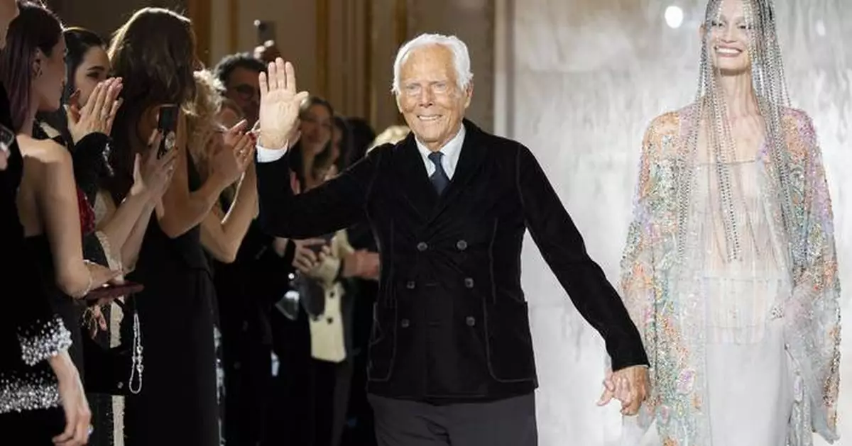 Giorgio Armani, 90, will not attend runway shows during Milan Fashion Week