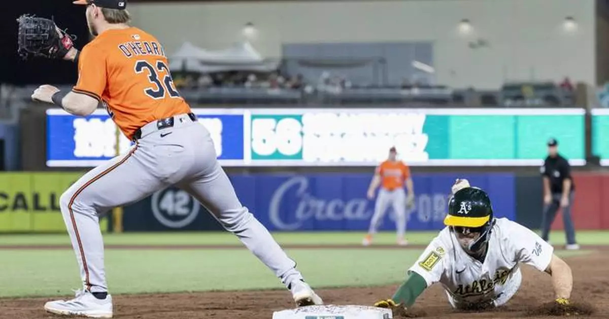 Cowser hits tiebreaking HR, Laureano has HR among 3 hits as Orioles beat Athletics 7-4