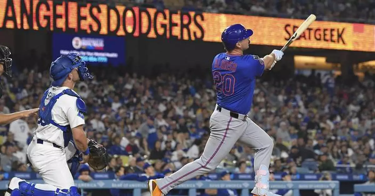 Canning and Mets beat Dodgers 6-1 behind Alonso's 2 homers and 5 RBIs