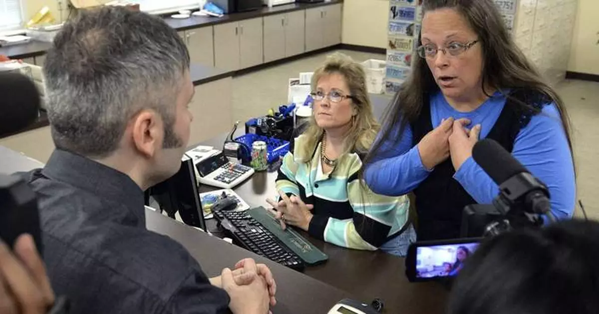 Clerk who denied same-sex marriage licenses in 2015 is still fighting Supreme Court's ruling
