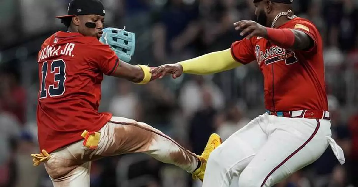 Harris, Acuña and Ozuna provide boost to lineup and give Braves hope they can still save season