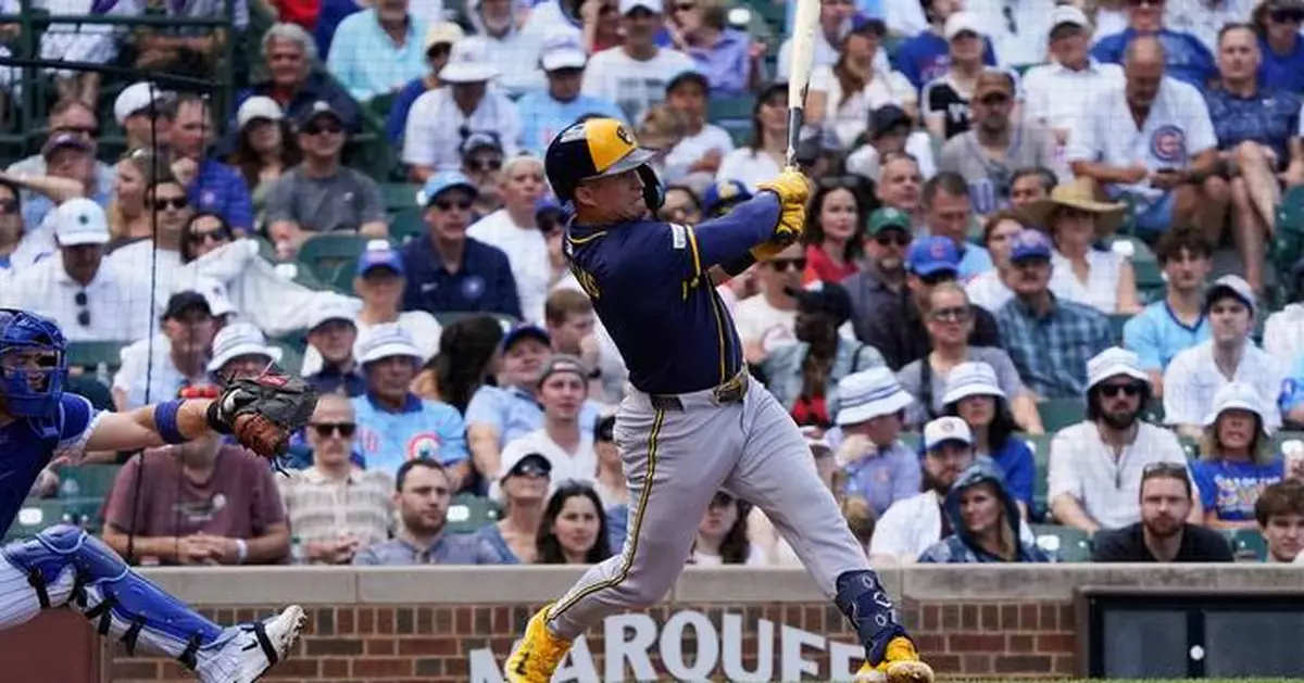 Crow-Armstrong hits his 20th homer but the Brewers outslug the Cubs, 8-7