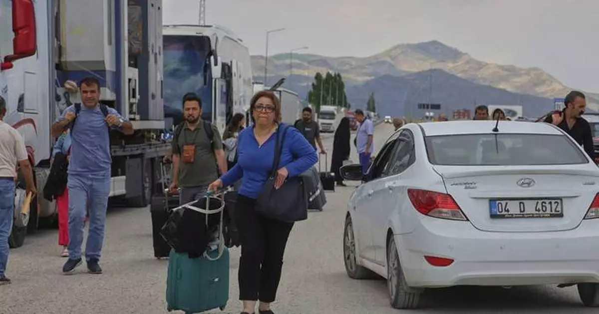 Iranians seek temporary refuge in neighboring Turkey as the conflict with Israel escalates