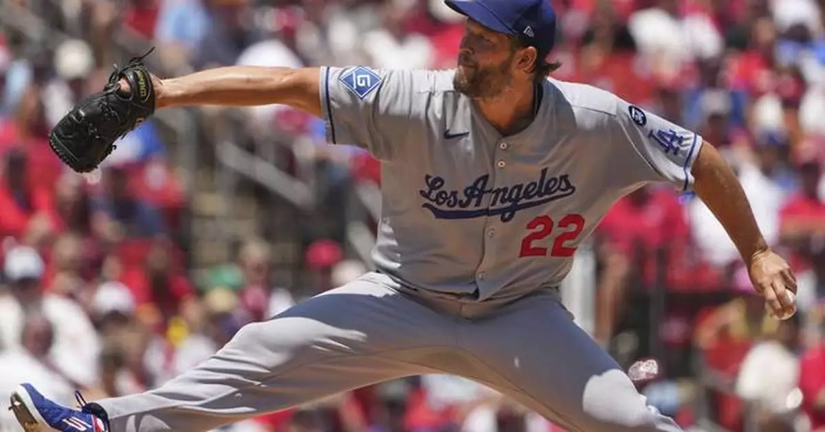 Clayton Kershaw gets 1st win this season with 5 sharp innings as Dodgers beat Cardinals 7-3