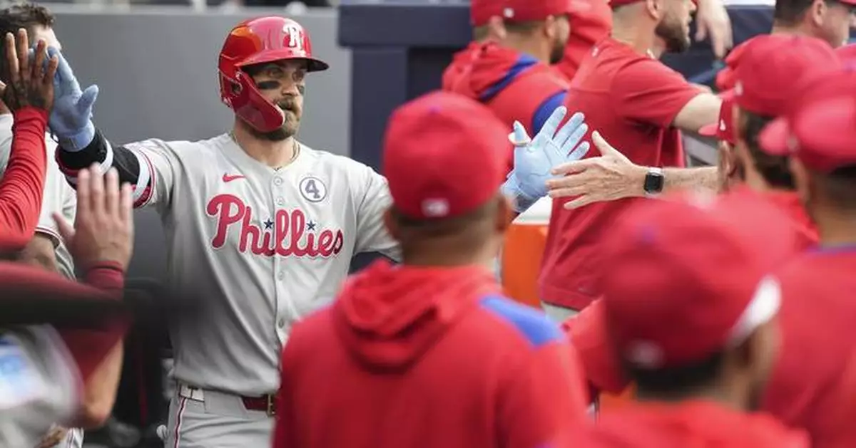 Harper homers in return, Turner goes deep twice as Phillies use 6-run 1st to beat Blue Jays 8-3