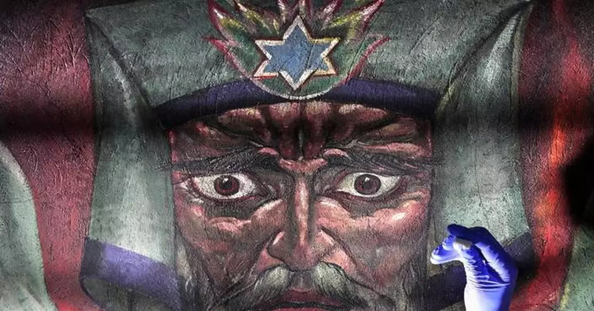 AP PHOTOS: Famed church murals featuring social commentary revived by conservationists